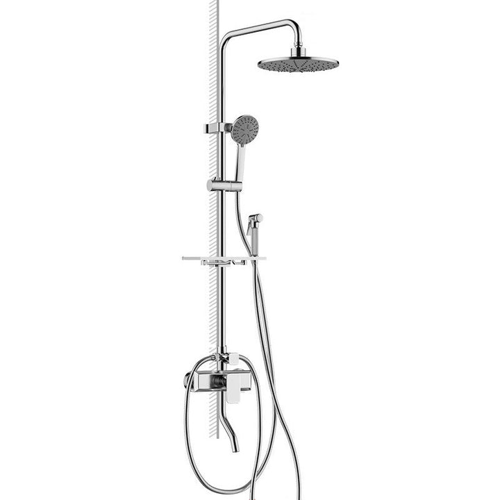 Lisslune | Modern balanced printed converter faucet shower head shower fitting on the wall
