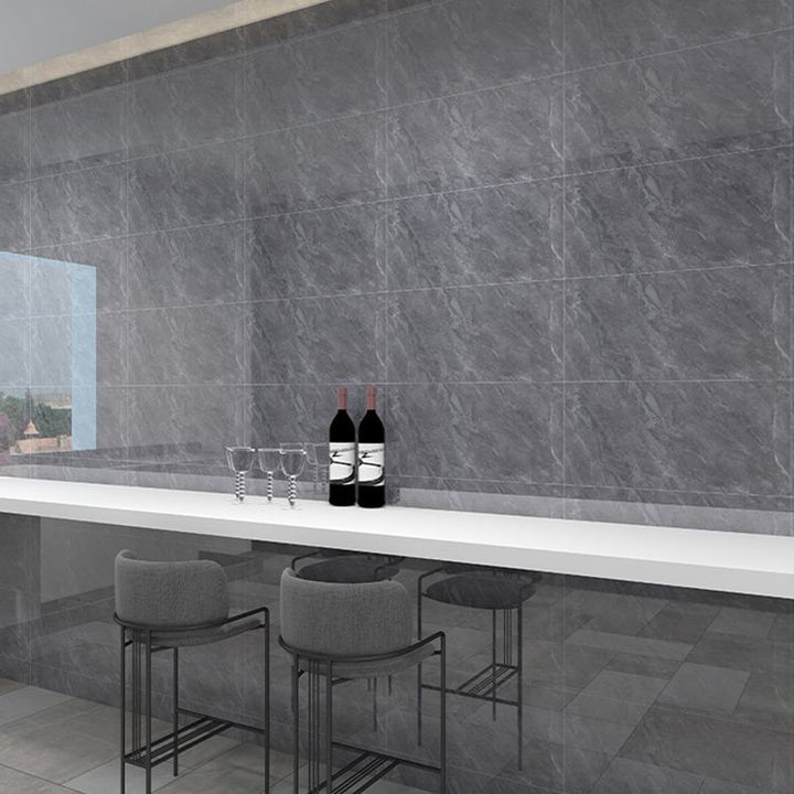 Lisslune | Marbleizing Waterproof Tile PVC Single Peel & Stick Tile for Backsplash