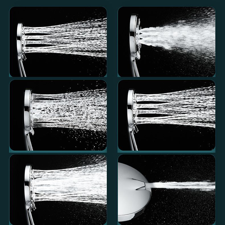 Lisslune | Contemporary Shower Head Plastic Shower Head with Adjustable Water Flow