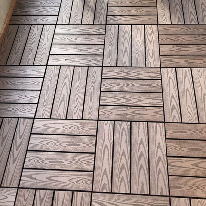 Lisslune | Classic square terrace tiles solid color composite tiles for outdoor use