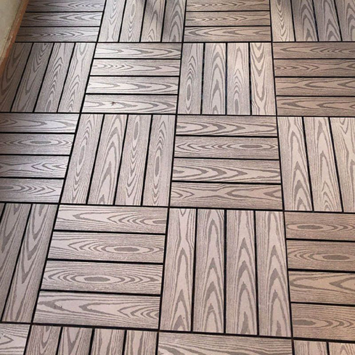 Lisslune | Classic square terrace tiles solid color composite tiles for outdoor use
