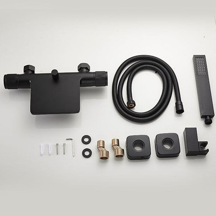 Lisslune | Contemporary Fixed Bathtub Faucet Wall Mounted Waterfall Bathtub Filler