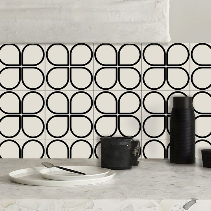 Lisslune | Sample print Peel & Stick tile square waterproof single tile