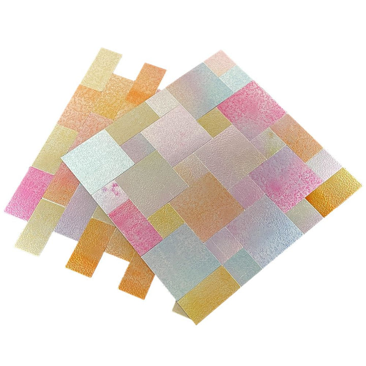 Lisslune | Rectangular Tile Peel and Stick Tile Kitchen Aluminum Splashback Peel and Stick Wall Tile