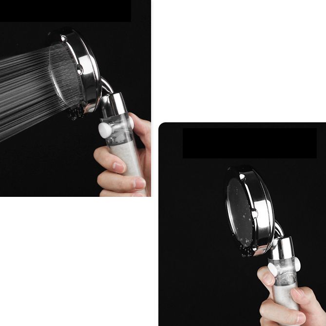 Lisslune | Silver Hand Shower Standard Round Showerhead Combo