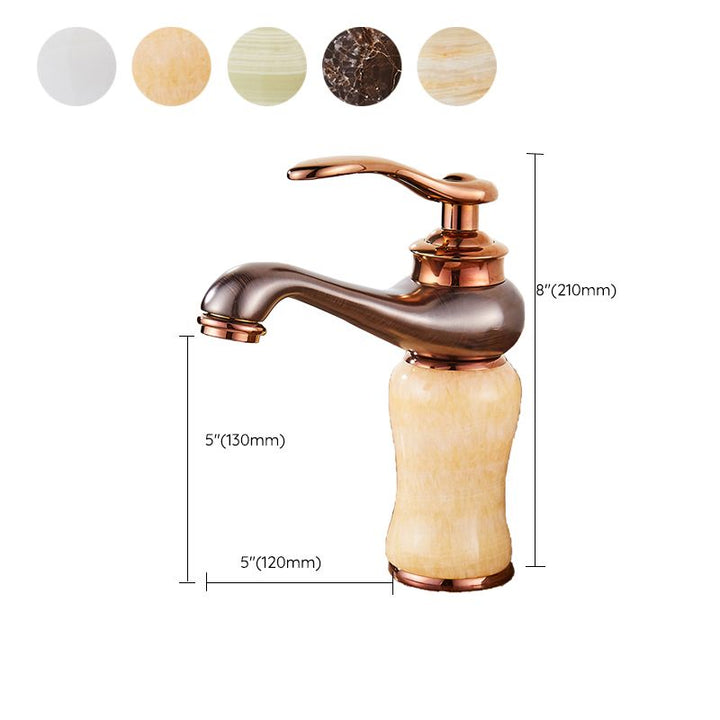 Lisslune | Luxury Ship Basin Faucet Lever Handle Round Ship Basin Bathroom Faucet