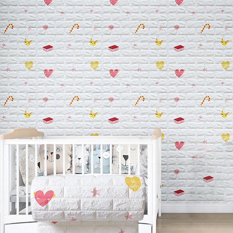 Lisslune | Modern Cartoon Wall Covering Peel and Stick Wall Ceiling for Bedroom