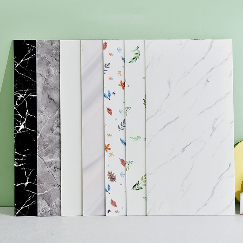 Lisslune | Modern rectangular Peel and Stick back wall tile PVC wallpaper