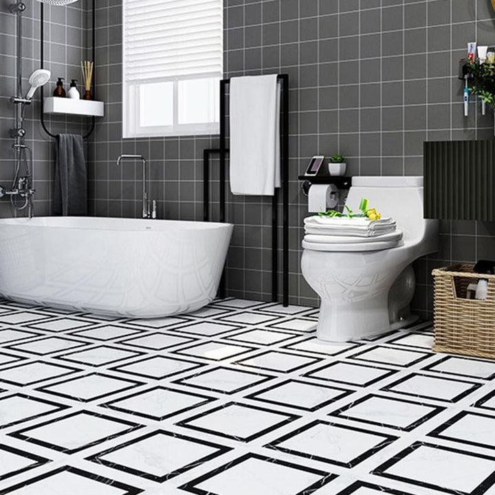 Lisslune | Peel and Stick Vinyl Flooring Matte Vinyl Flooring with Square Edge