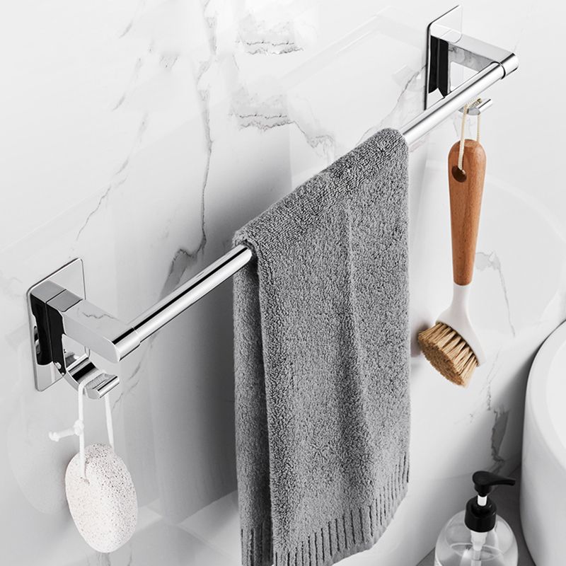 Lisslune | Polished Chrome Bathroom Accessory Set Modern Bathroom Shelf Stainless Steel