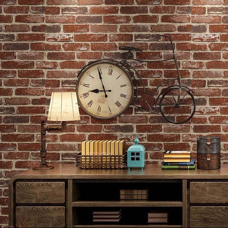 Lisslune | Industrial Wall Plank 3D Print Bathroom Living Room Wall Panels Set of 10