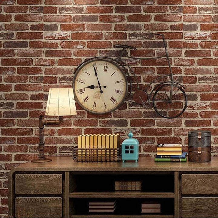 Lisslune | Industrial Wall Plank 3D Print Bathroom Living Room Wall Panels Set of 10