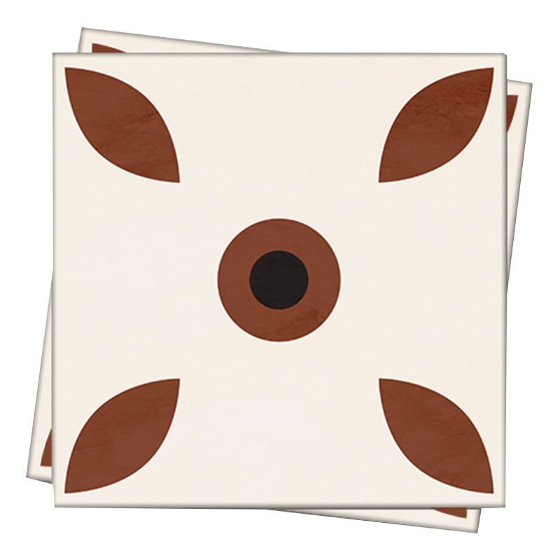 Lisslune | Indoor Vinyl Flooring Floral Pattern Peel and Stick Waterproof Square Vinyl Floor