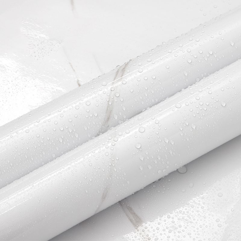 Lisslune | Marble Texture Scratch Resistant Tile PVC Single Peel & Stick Tile for Bathroom Backsplash