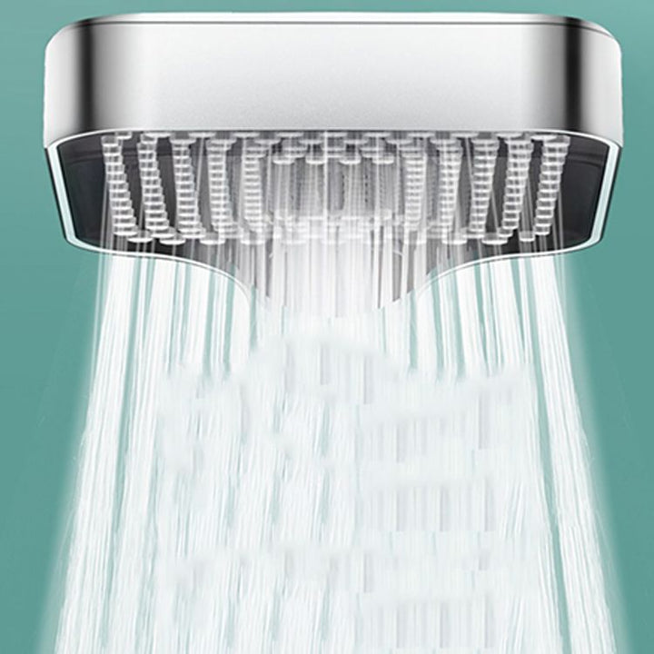 Lisslune | Modern Rectangular Handheld Shower Self-Cleaning Wall-Mounted Handheld Shower