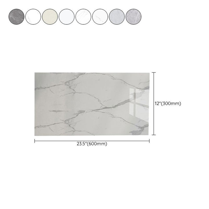 Lisslune | PVC rectangular wallpaper Modern removable and stick-on backsplash tile