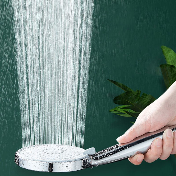 Lisslune | Round Handheld Shower Head with Self-Cleaning Wall-Mounted Shower Head