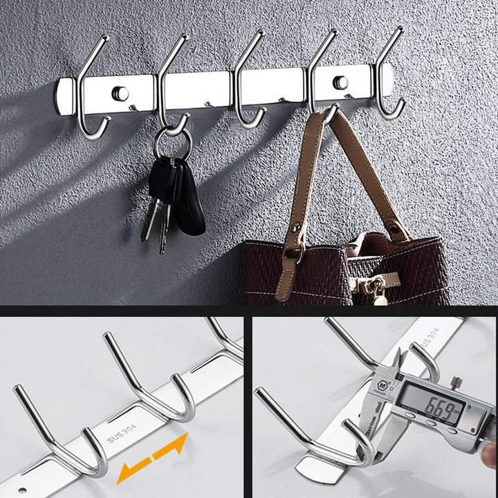 Lisslune | Modern Stainless Steel Bath Shelf Paper Holder Bathroom Accessory Set