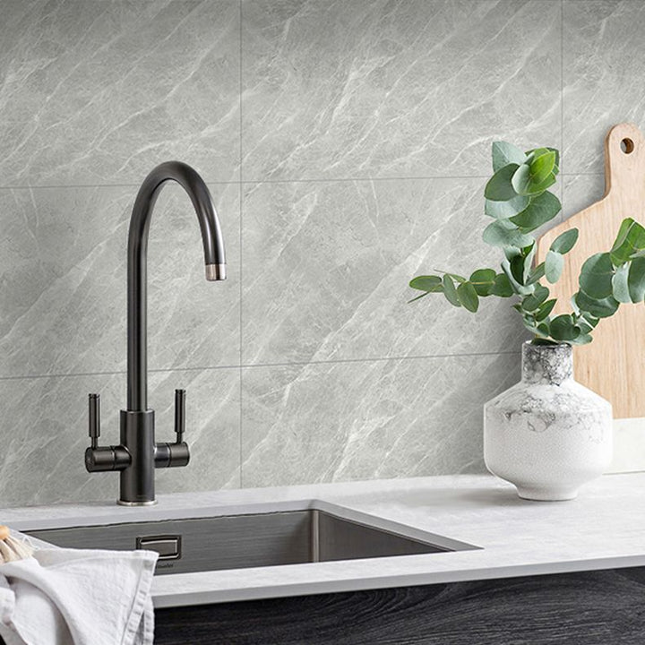 Lisslune | Modern Peel-and-Stick Tiles PVC Wallpaper for Floor and Wall