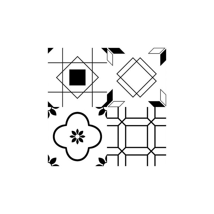 Lisslune | Mosaic Tile Wallpaper Contemporary Plastic Wallpaper with Square Shape