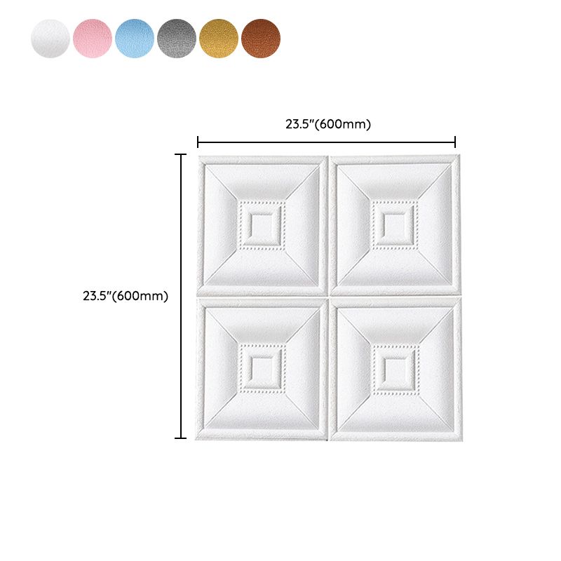 Lisslune | Beautiful Style Wall Panel 3D Print Bathroom Living Room Wall Panels with Padding
