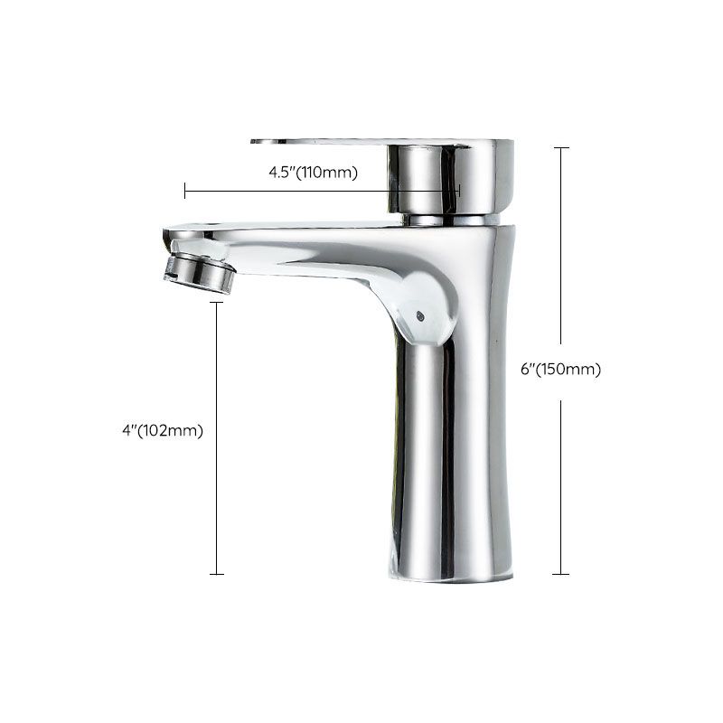 Lisslune | Contemporary Stainless Steel Basin Tap Lever Handles Low Arc Basin Mixer