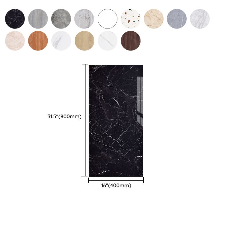 Lisslune | Single tile wallpaper Rectangular plastic peel and stick splashback wall tile