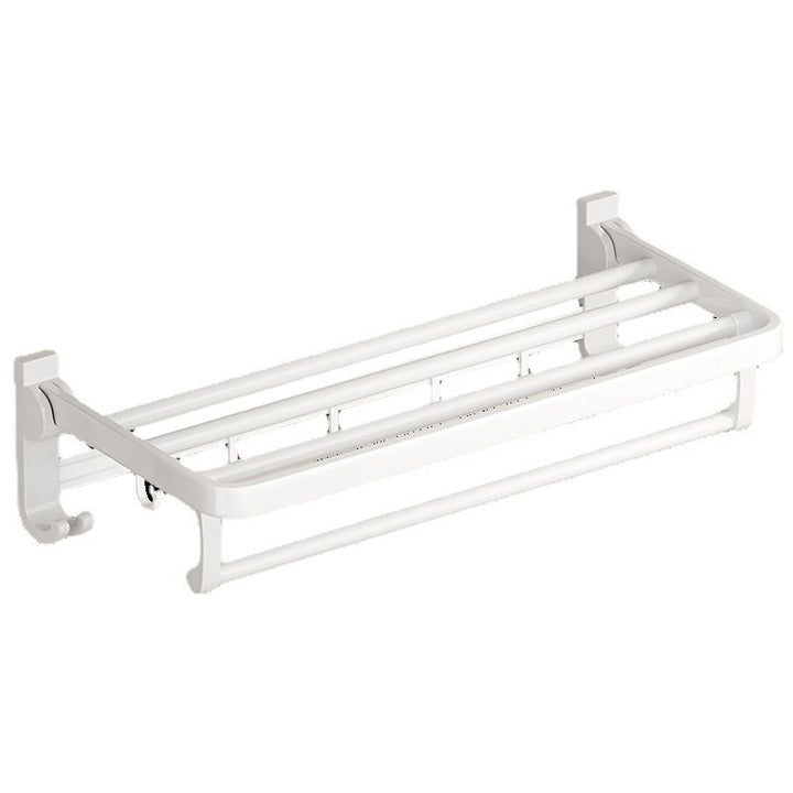 Lisslune | Modern Bathroom Hardware Set Towel Bar White Bathroom Shelf Bathroom Hardware Set