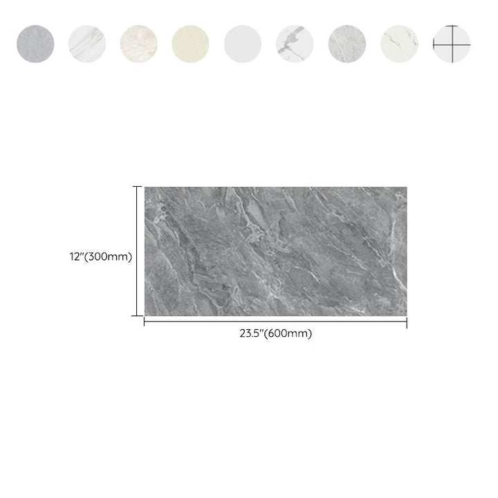 Lisslune | PVC Peel and Stick Wall Cladding Rectangular Single Panels Wallpaper