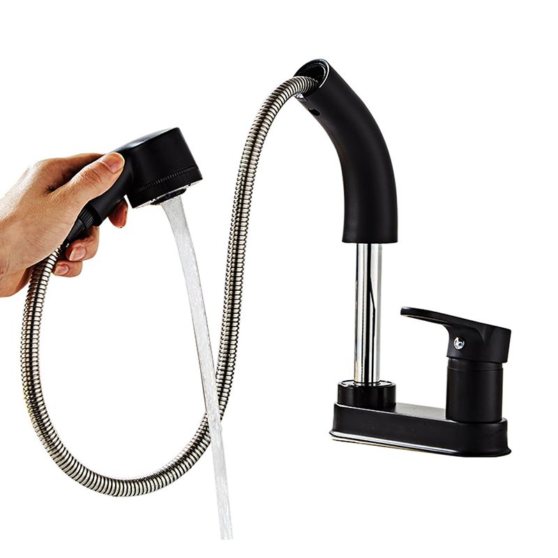 Lisslune | Low arch basin mixer tap with 1 lever for sink with overflow