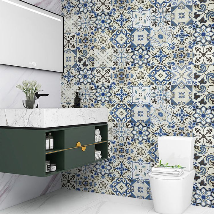 Lisslune | Pattern color stone peel-and-stick mosaic tile peel-and-stick tile