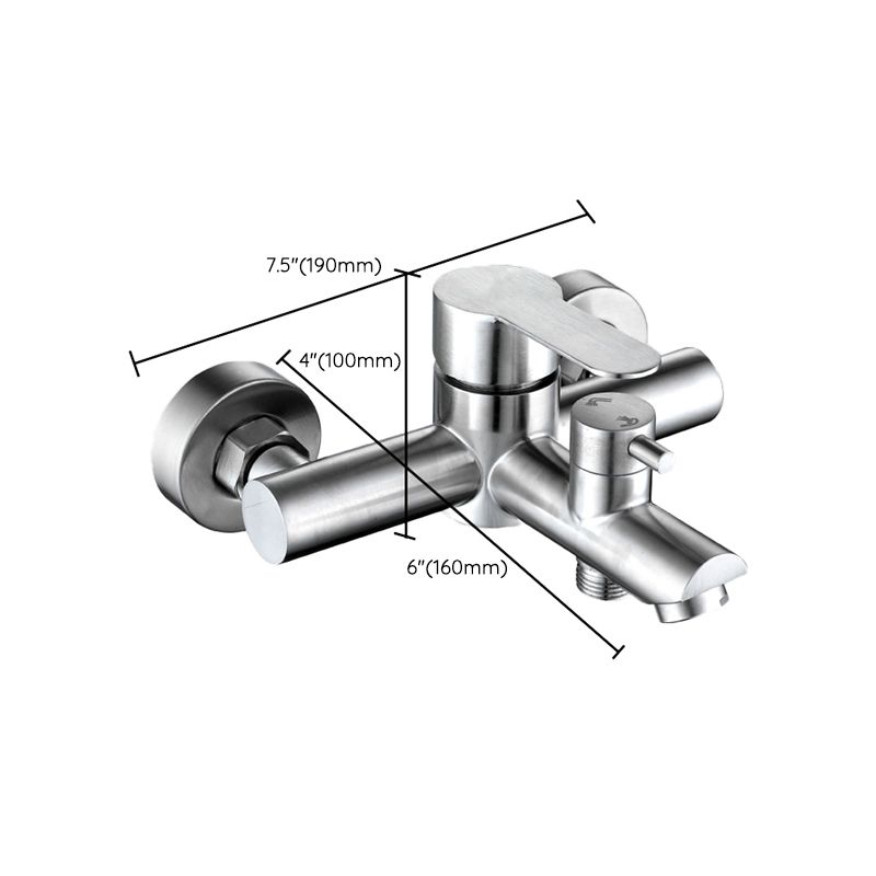Lisslune | Popular Bathtub Filling Station Trim 304 Stainless Steel Wall Mounted Bathtub Filling Station