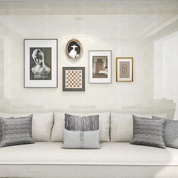 Lisslune | Single Tile Wallpaper PVC Rectangular Peel and Stick Wall Tile