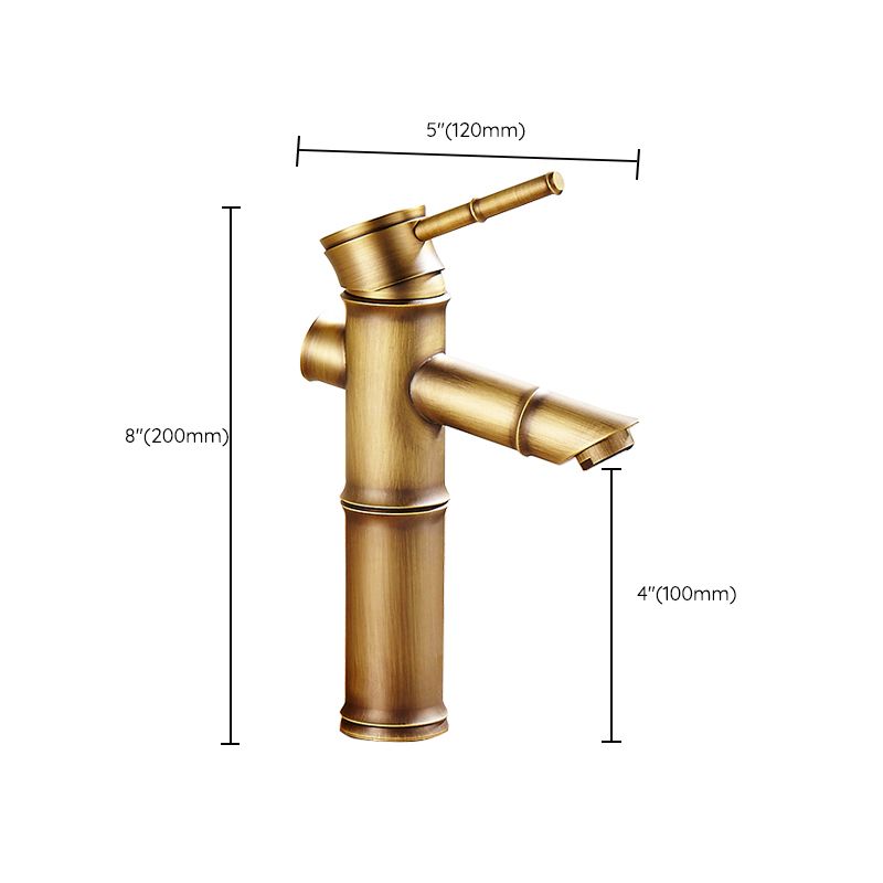Lisslune | Country House Style Single Hole Sink Faucet with a Lever Handle