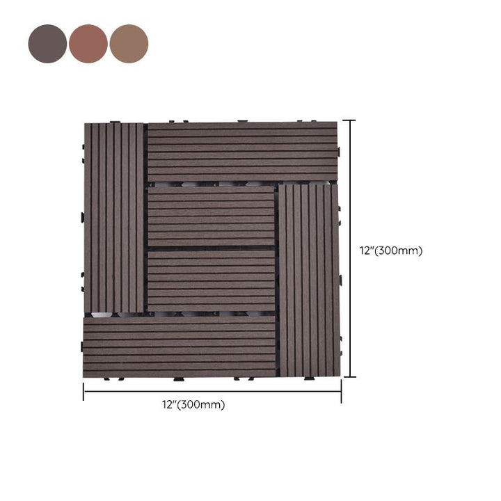 Lisslune | Modern plastic wood laminate deck outdoors, mold-resistant laminate
