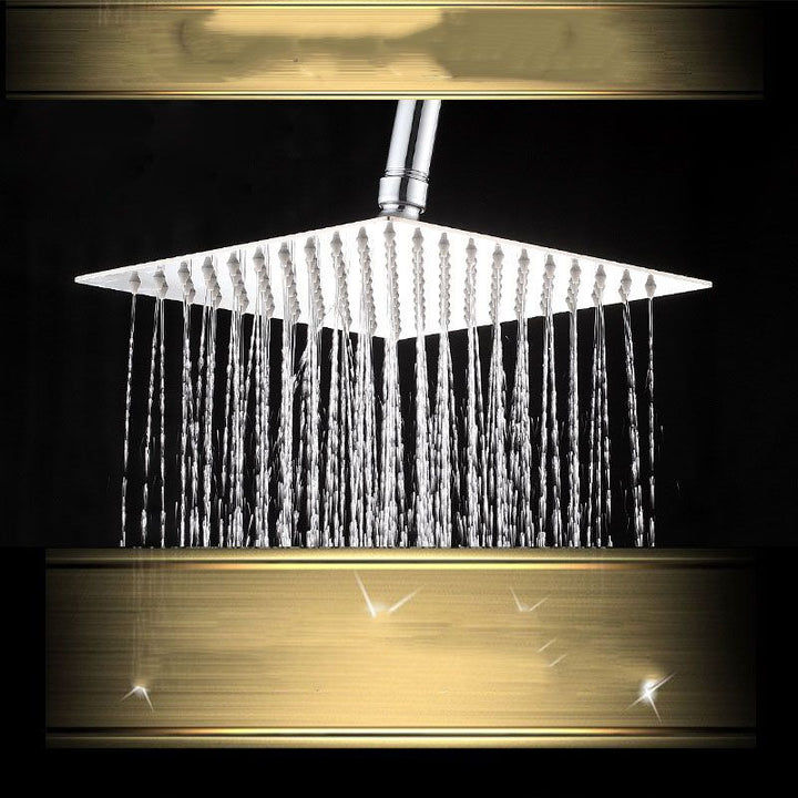 Lisslune | Swiveling Rain Shower Head Wall Mounted Concealed Full Copper Pressure Shower