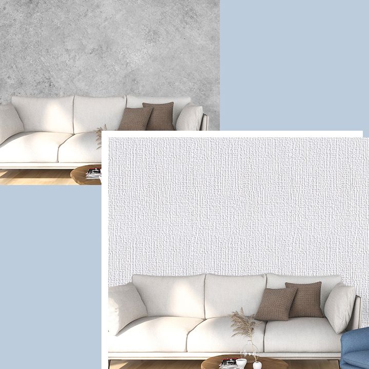 Lisslune | Modern Tin Backsplash Panel Smooth Wall Ceiling 3D Stereo Wallpaper