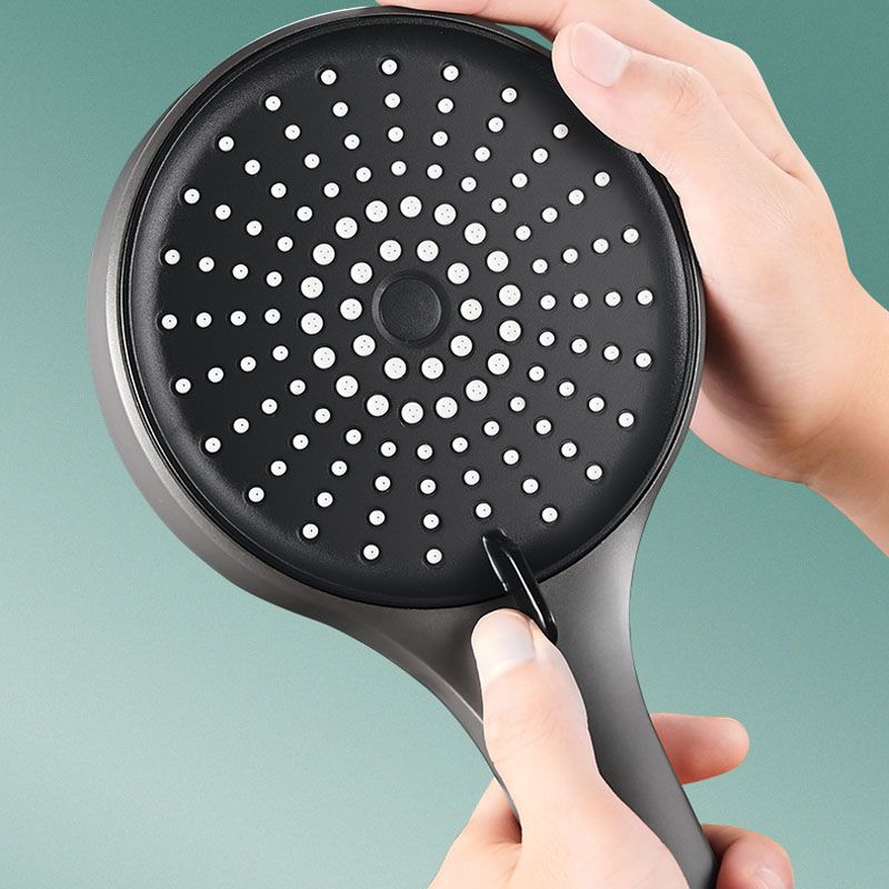 Lisslune | Plastic Hand Shower Round Handheld Showerhead with Self-Cleaning