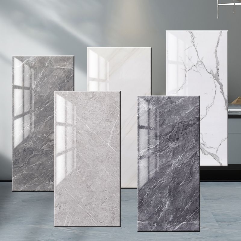 Lisslune | PVC Peel/Stick Wall Tile Rectangular Peel and Stick Wall Tile
