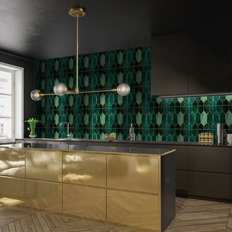 Lisslune | Mosaic Tiles Wallpaper Plastic Contemporary Removable & Stick Mosaic Tile