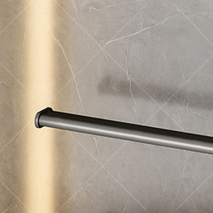 Lisslune | Contemporary Aluminum Bathroom Accessories Set Towel Bar Bathroom Accessories