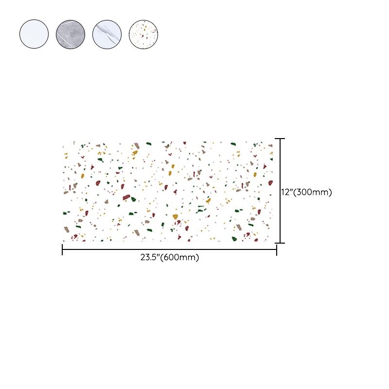 Lisslune | Modern Peel and Stick Back Panel Rectangular Peel and Stick Back Panel Wall Tile