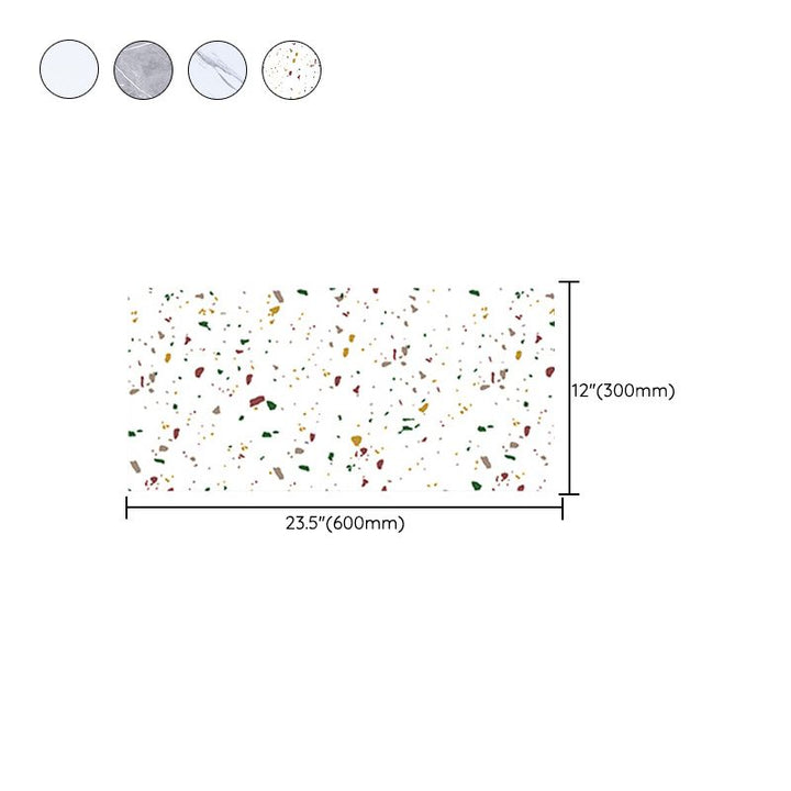 Lisslune | Modern Peel and Stick Back Panel Rectangular Peel and Stick Back Panel Wall Tile