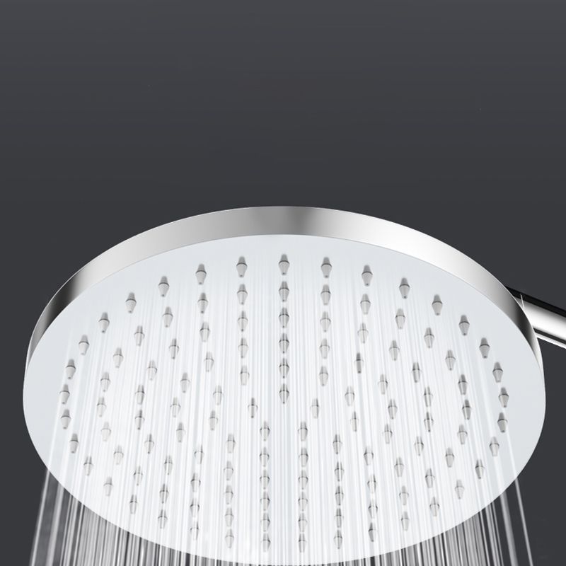 Lisslune | Metal Shower Combo Contemporary Fixed Shower Head with Round and Rectangular Shape
