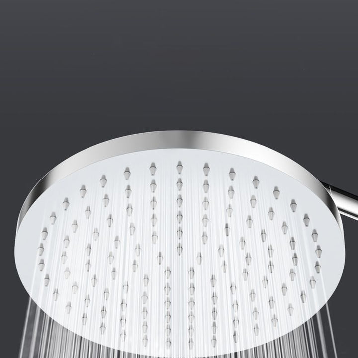 Lisslune | Metal Shower Combo Contemporary Fixed Shower Head with Round and Rectangular Shape