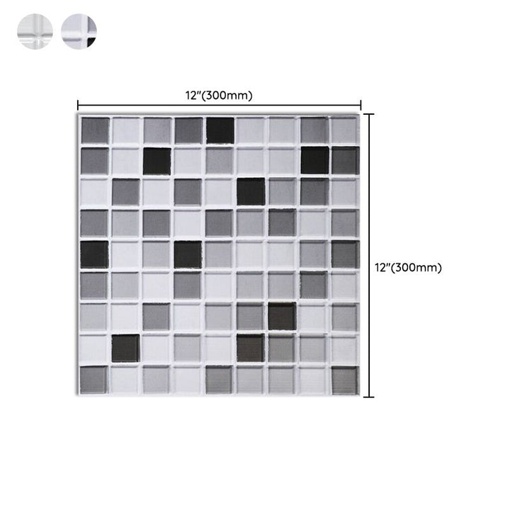 Lisslune | Waterproof Peel & Stick PVC Mosaic Tiles Mosaic Tiles Wallpaper