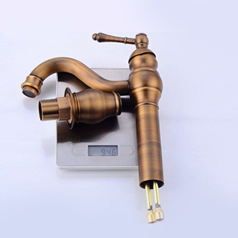Lisslune | Vintage Bathroom Bathtub Faucet Single Lever Wall Mounted Bathtub Faucet