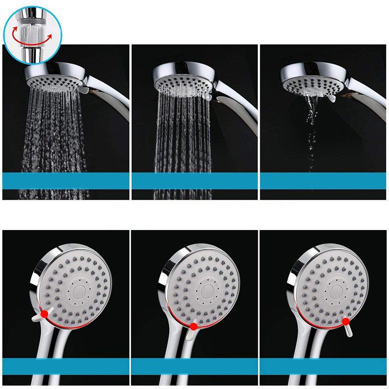 Lisslune | Classic Dual Shower Head Square Large Shower Head with Round Hand Shower