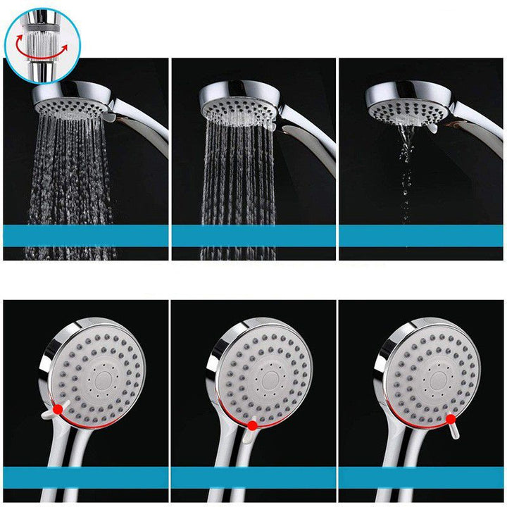 Lisslune | Classic Dual Shower Head Square Large Shower Head with Round Hand Shower