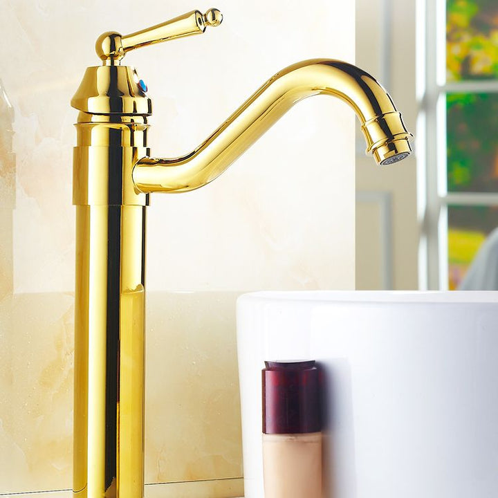 Lisslune | Farmhouse Widely Distributed Bathroom Faucet Vintage Single Hole Sink Faucet